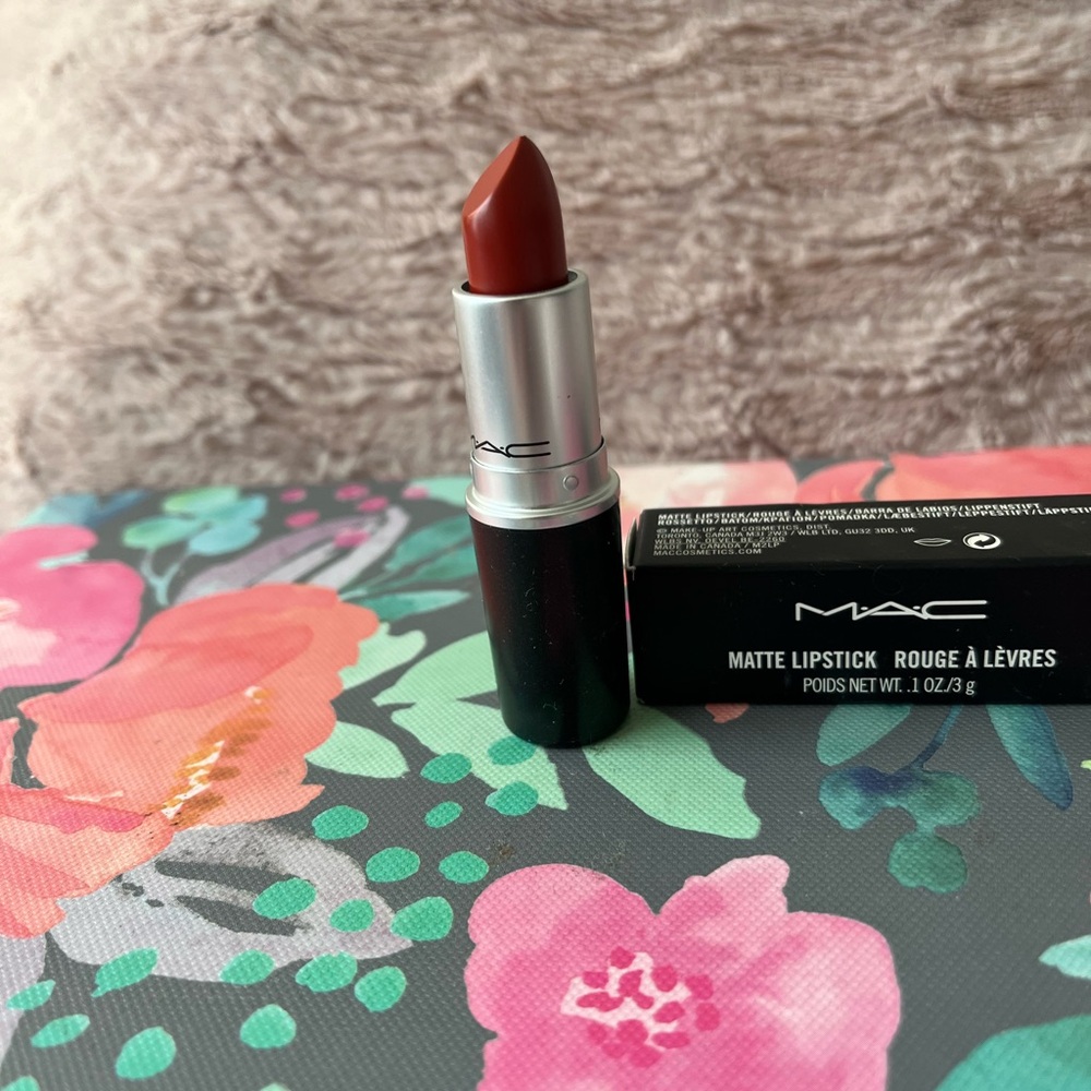 New MAC Cosmetics Chili Matte Lipstick.